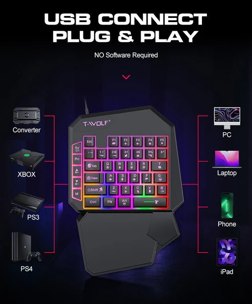 lei lang tf900 single hand mouse keyboard suit lei lang tf900 single hand mouse keyboard suit