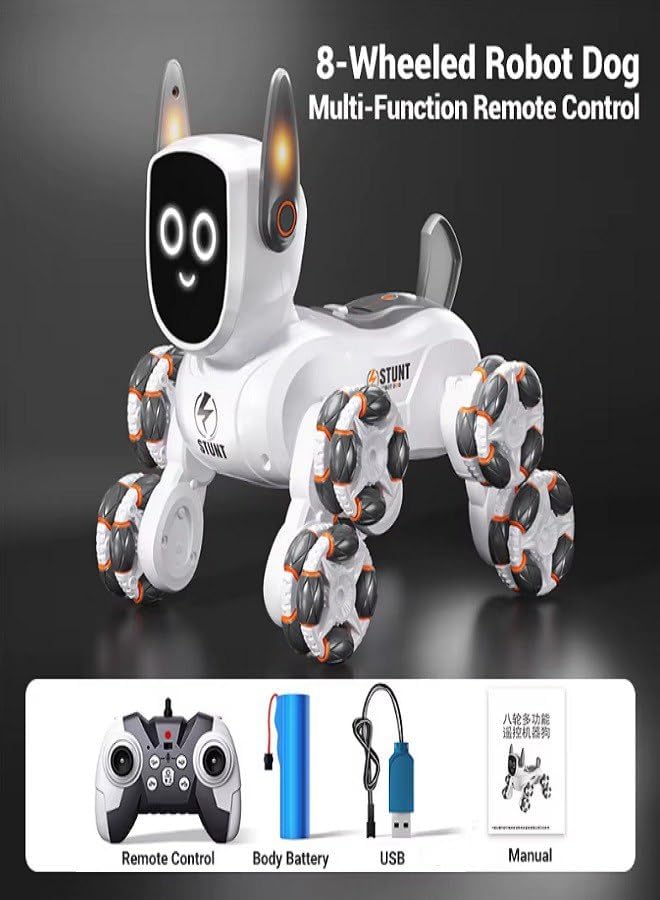 8‑wheel multi‑functional rc robot dog 8‑wheel multi‑functional rc robot dog