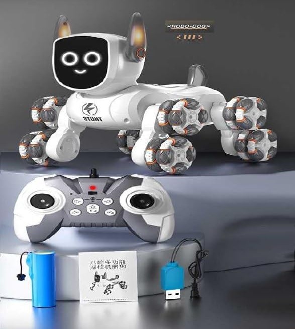 8‑wheel multi‑functional rc robot dog 8‑wheel multi‑functional rc robot dog